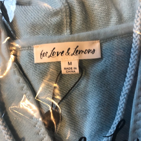 FOR LOVE & LEMONS Harper Sweatshirt NWT - Picture 6 of 9